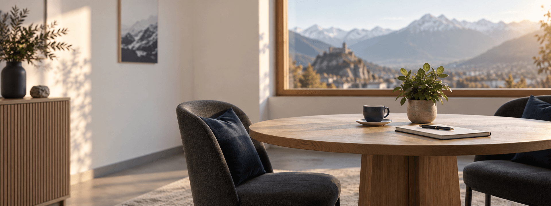Espace de rendez-vous à Sion, créé pour IAPME Suisse